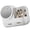 White, variant on ABS Plastic Durable Large Capacity Cosmetic Organizers with LED Light Two Drawers