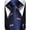 Navy Blue American Flag, variant on HISDERN Ties for Men Paisley Tie and Pocket Square Woven Classic Floral Mens Ties Handkerchief Set