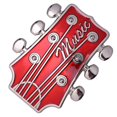 thumbnail image 2 of Accesorio de hebilla de cinturón occidental de moda piezas de música de guitarra Texas para hombres y mujeres Rojo Yuyangstore Hebilla del cinturón, 2 of 8