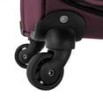 thumbnail image 3 of U.S. Traveler Anzio Softside Expandable Spinner Luggage Set, Burgundy, 3-Piece (22/26/30), 3 of 11