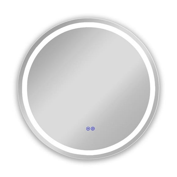 Chloe Lighting CH9M042BL28-RND 28 in. 3 Color Temperatures 3000K-6000K Luminosity Back Lit Round Touchscreen LED Mirror