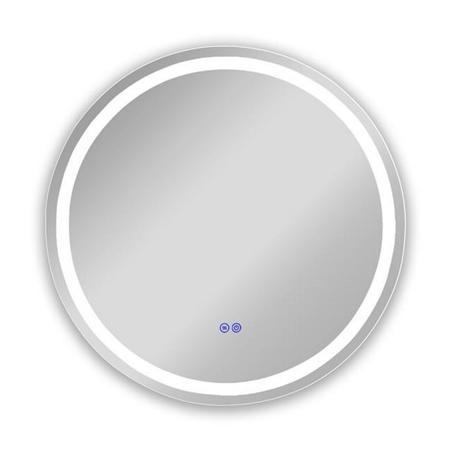 Chloe Lighting CH9M042BL28-RND 28 in. 3 Color Temperatures 3000K-6000K Luminosity Back Lit Round Touchscreen LED Mirror