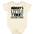 thumbnail image 3 of Inktastic Mommy's Little Tax Deduction Blue Hearts Boys or Girls Baby Bodysuit, 3 of 5