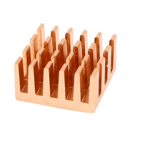 Lochinvar Copper Fin - Unique Bargains Copper Tone Aluminum Heatsink Cooling Fin 15mm x 15mm x 8mm