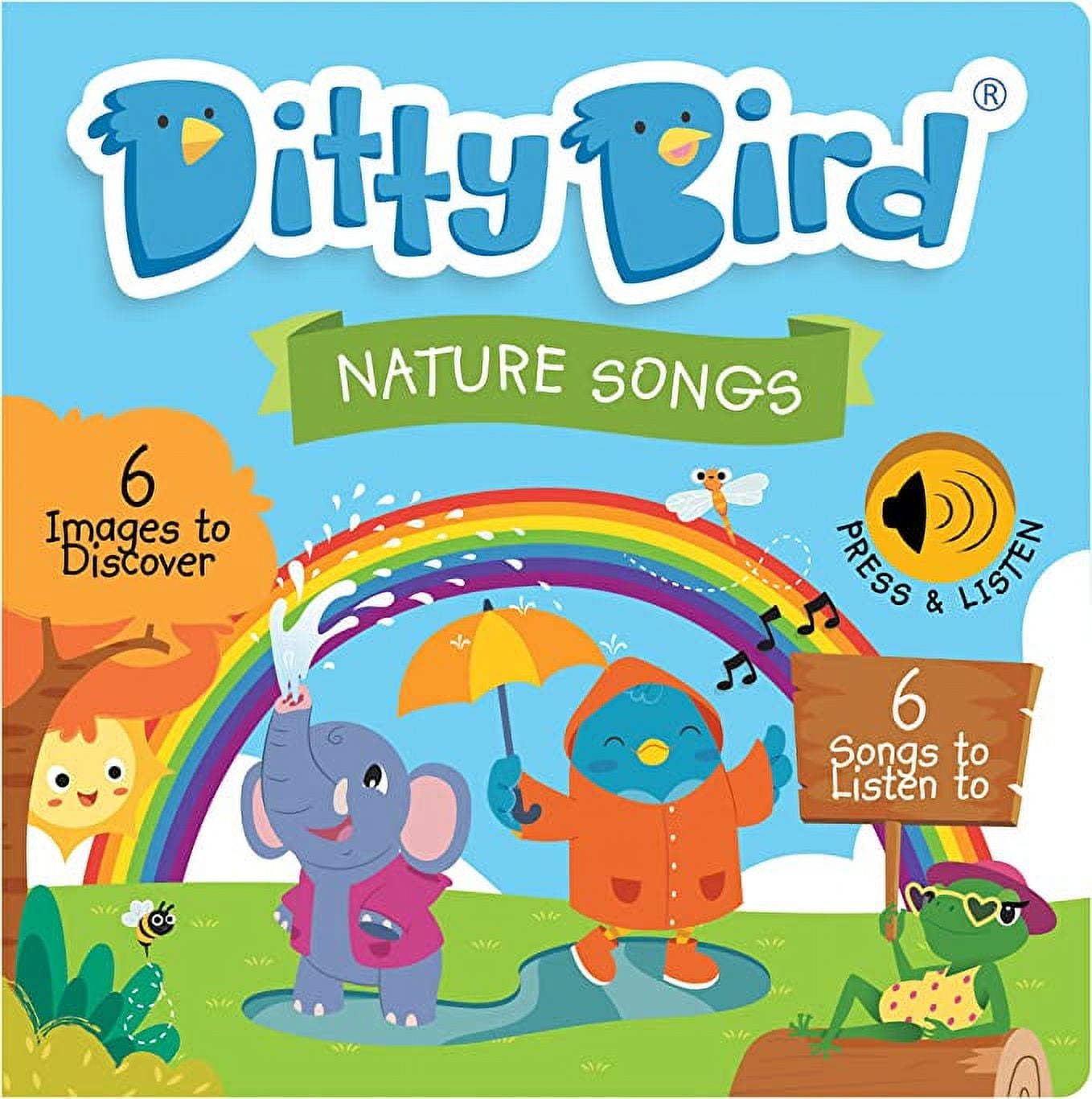Ditty Bird – Livre Sonore Safari En Anglais Pour Bébé Dès 1 An, Comptines Et Sons D’Animaux Sauvages, Éveil Musical Et Mots