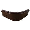 thumbnail image 6 of MAYEERTY 6-Seater Recliner Sectional Sofa Set, Leather Reclining Couch with LED Lights, USB & Storage for Living Room, Home Theater, 6 of 11