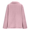 thumbnail image 5 of Womens Sherpa Fleece Jacket Winter Warm Soft Jacket Soft, Cozy, Long Sleeve, Pockets, Winter Wear, Casual (RD2 M), 5 of 5