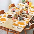 thumbnail image 2 of Décoration Rustique Feuille d'Érable Jaune Sets de Table 4 Pcs Action de Grâce Récolte Automne Durable Lin Sets de Table 12 X 18 Pouces Modes de Vacances pour Table à Manger Cuisine, 2 of 5