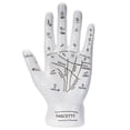 thumbnail image 2 of Pacific Giftware Psychic Palmistry Hand Fortune Teller Divination Diagram Resin Figurine, 2 of 3