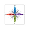 thumbnail image 1 of CafePress - Directions Square Sticker 3 X 3 - Square Sticker 3" x 3", 1 of 1