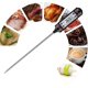 thumbnail image 3 of CHAO Termómetro de cocina Termómetro de cocina Termómetro para carne Sonda de lectura instantánea ultralarga con botón C / F: parrilla, barbacoa, filete, dulces, leche, agua, 3 of 5
