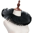 thumbnail image 7 of Elizabethan Neck Ruff Detachable Collar Dickens Ruff Neck Clown Collar Renaissance Ruff Collar for Halloween, 7 of 7