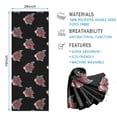 thumbnail image 2 of Pioneer Flower Floral Print Pattern Hot Yoga Mat Towel Non Slip for Hot Yoga - Quick-Drying Yoga Mat Cover with 4 Corner Pockets with Travel Bag - Hot Yoga Towel Non Slip 70"x26", 2 of 6