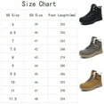 thumbnail image 5 of YOURDIARY Men's Ankle High Waterproof Hiking Boots Outdoor Snow Boots Trekking Trails Shoes Faux Fur Lining, 5 of 8