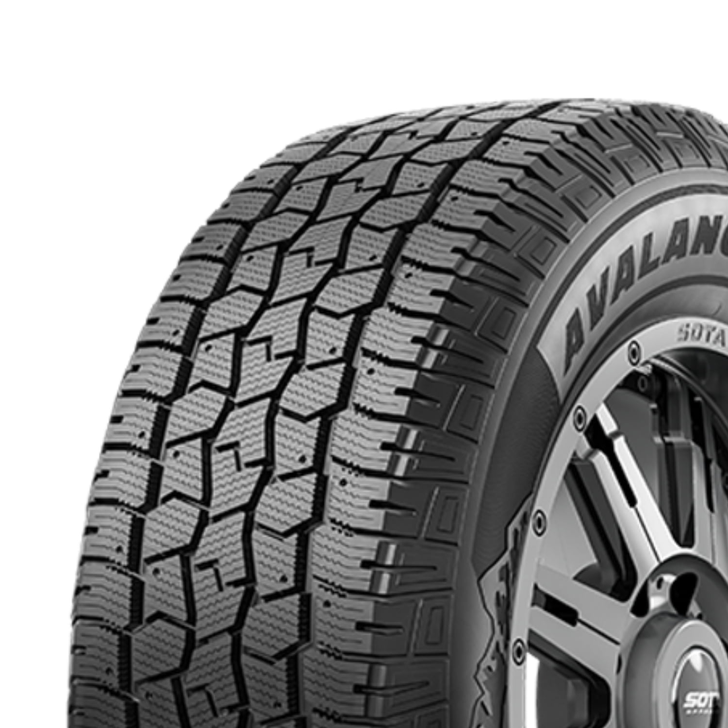 HERCULES AVALANCHE TT LT265/60R20 121/118R E BW WINTER TIRE