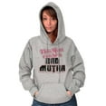 thumbnail image 4 of Retro This Mom Can Be A Bad Mutha Hoodie Sweatshirt Women Brisco Brands S, 4 of 5