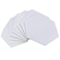 thumbnail image 1 of Fieltro Posavasos, 9uds Hexagonal Absorbente Almohadilla Posavasos para Bebida Copa Olla Cuenco Jarrón, Blanco, 1 of 5