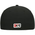 thumbnail image 4 of Men's New Era Black Rocket City Trash Pandas Authentic Collection Team Alternate 59FIFTY Fitted Hat, 4 of 5