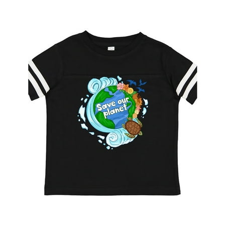 

Inktastic Earth Day Save Our Planet Turtle and Birds Gift Toddler Boy or Toddler Girl T-Shirt