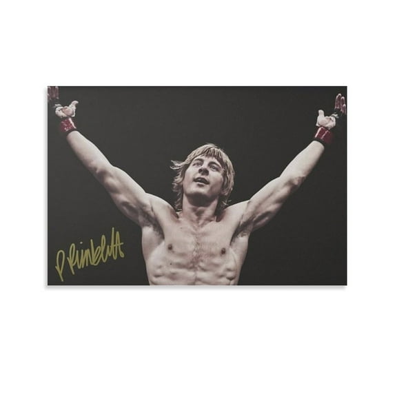 Paddy Pimblett Canvas Posters Poster Decorative Painting Canvas Wall Art Living Room Posters Bedroom Painting 08x12inch(20x30cm)