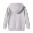 thumbnail image 4 of MLQIDK Cute Solid Color Hoodies for Girls Kids 10-12 Long Sleeve Solid Color Cute Plain Hoodie Sweatshirts Pullover Pink Kids Clothes 110(4-5 Years), 4 of 6