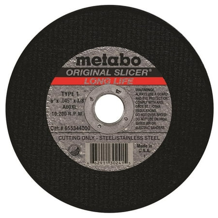 

Metabo-655332000 4-1/2In x 0.045In x 7/8In A60XL Slicer Wheel