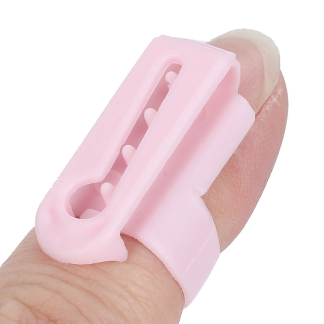 Dedal 4 Uds. Divisor De Guía De Dedo De Dedal De Tejer Para Accesorios De Costura De Lana De Suéter Divertido DIY