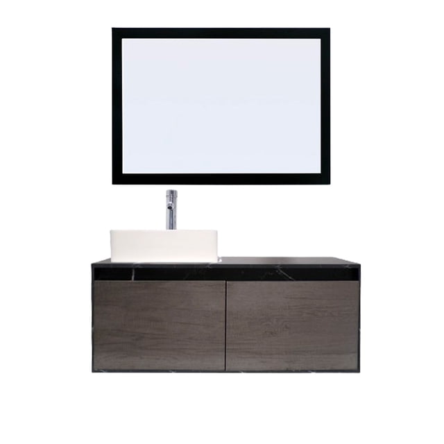 Gabinete De Baño GOVA Con Espejo Decorativo Minimalista