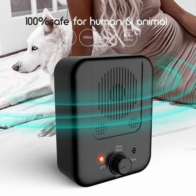 Ultrasonic Indoor Outdoor Dog Repeller Anti Barking Device Bark Control Training Equipment