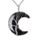 thumbnail image 1 of Collar Alambre Cristal Piedra preciosa Yinane Collar Colgante Obsidiana Negra, 1 of 4