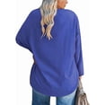 thumbnail image 3 of Women's Plus Size Tops Long Sleeve Crew Neck Oversized T Shirts Loose Casual Tunics, 3 of 9