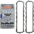 Opuladuo 2PC 8" Pole Saw Chain Replacement for 9.5'' Harbor Freight