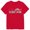 Red, variant on Boys & Girls Crew Neck Short Sleeve T-Shirts,Comfortable Breathable Casual Tops for Daily Back-to-School Outfits