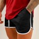 thumbnail image 5 of pstuiky Abreviatura para hombres, Pantalones cortos de fitness para hombre, de color liso, con bolsillos y vendaje para correr, culturismo y entrenamiento Pantalones cortos de entrenamiento, 5 of 5
