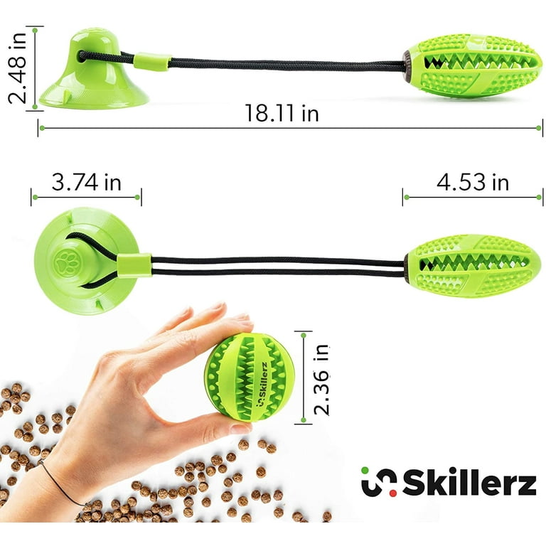 Mcher dog toys with suction cup, multifunctional dog game with plastic  rope, mcher balls for dog teeth for wooden tiles be