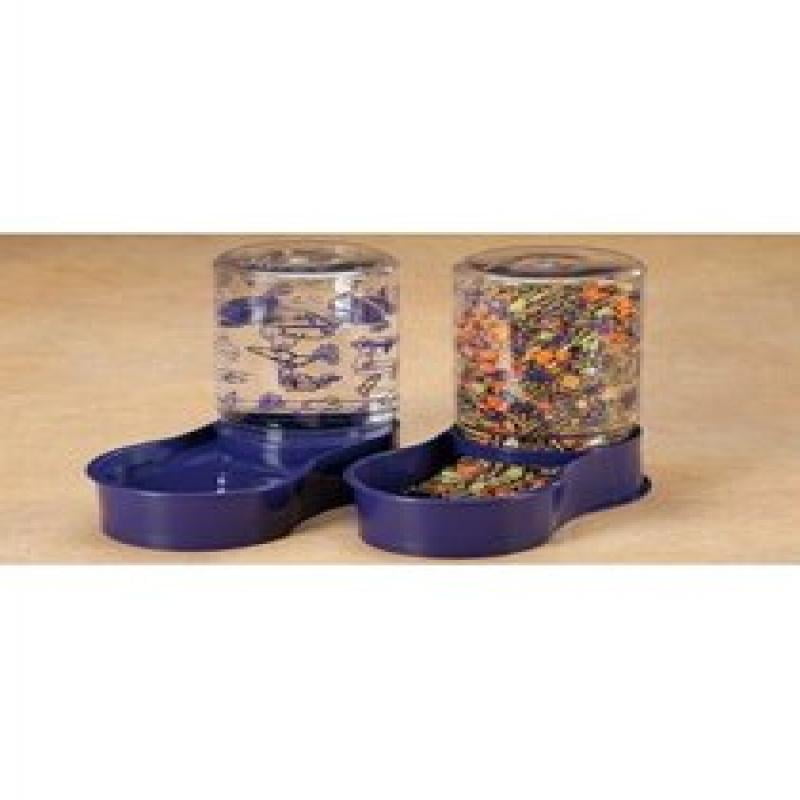Lixit Rabbit Feeder and Water Fountain System, 48 oz Capacity, Easy Clean, Whimsical Design