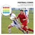 thumbnail image 3 of 12PCS Football Exercise Roadblocks Football Training Marker Discs Sports Accessories, 3 of 9