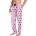thumbnail image 5 of FREEAMG Strawberry Pajama Pants for Men, Men's Separate Bottoms, Pure Cotton Comfortable Lounge Pants for Men（151）, 5 of 7
