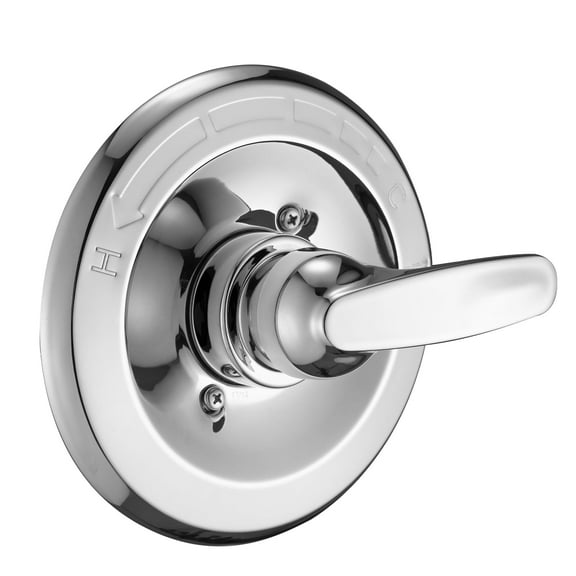 Replacement for Delta 13/14 Series Shower Trim Kit, Shower Cover Plate with Handle (Valve& Catridge Not Inclued) (1, Chrome)