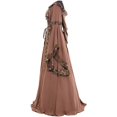 thumbnail image 3 of 30% Off Medieval Women Hooded Dresses Gothic Renaissance Queen Cosplay Long Dress Halloween Female Retro Fancy Costume, 3 of 5