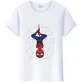 thumbnail image 3 of Camisetas Kawaii de estilo Harajuku para niños, camisetas de algodón con estampado de dibujos animados de Marvel, Spider-Man, amigos, camisetas blancas grunge para niñas, 3 of 5