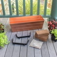 thumbnail image 2 of Bloom Box Garden Growing Kit Medium Copper with Brackets for 2 x 6 Railings, 2 of 4