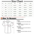 thumbnail image 2 of CHGBMOK Dress Shirts for Men Solid Casual Turn-down Collar Pocket Button Short Sleeve Shirt Blouse S-3XL, 2 of 5