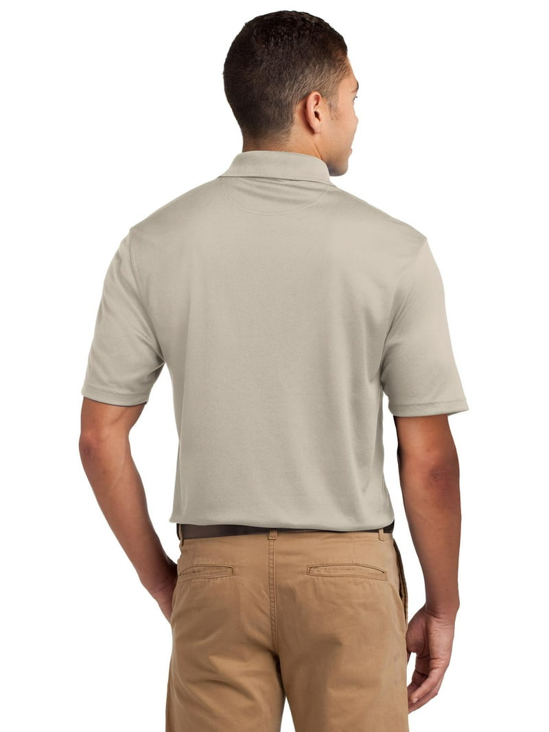 Sport-Tek K469 Dri-Mesh Polo Shirt Bright Orange, 4XL, Mens Polo