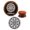 Brown, variant on Printtoo Floral Round Mandala Pattern Card Making Wooden Rubber Stamp Craft Textile Stamps-5 Inch