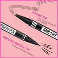 thumbnail image 4 of Bolígrafo para cejas iMethod Magical 2 en 1, impermeable, color marrón oscuro, 4 of 7