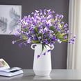 thumbnail image 4 of Morttic 20 Bundles Artificial Calla Lily Flower Plants Outdoor UV Resistant Decoration (Blue), 4 of 12