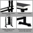 thumbnail image 6 of BalanceFrom Steel Weight Bench w/ Squat Rack, Adjustable Seat and Recliner, Black & White, 6 of 10