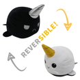 thumbnail image 1 of Reversible Animal Plushie Double-sided Flip Doll Show Mood Toy, 1 of 1