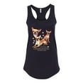 thumbnail image 2 of Wild Bobby, If It's Not a Chihuahua It's Just a Dog Gift, Women Racerback Tank Top, Black, Small, 2 of 4